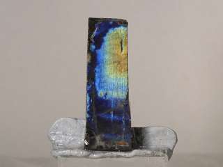 Spectrolite / Labradorite rough slab from Finland 16 grams.  