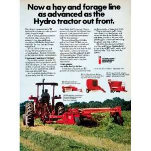  1976 Ad Hay International Agricultural Harvester Equipment 
