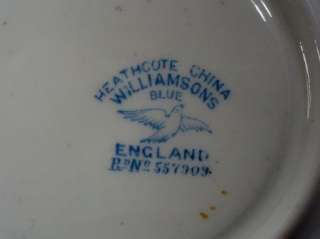 Heathcote Williamsons Blue Cup and Saucer  