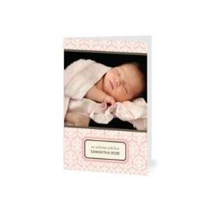  Girl Birth Announcements   Ornate Elegance By Dwell Baby