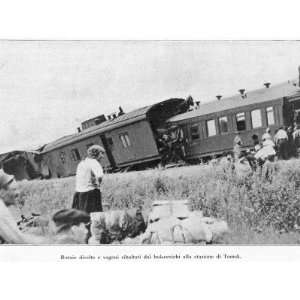  Train Derailed by the Bolsheviks at the Tomsk Station, No 