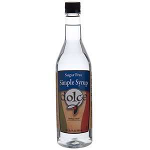 Dolce Sugar Free Simple Syrup Coffee Flavoring Syrup  
