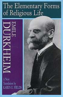   Karen E. Fields by Emile Durkheim, Free Press  Paperback, Hardcover