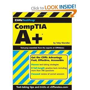    CliffsTestPrep CompTIA A+ [Paperback] Toby Skandier Books