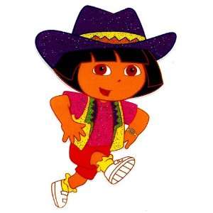 Dora the Explorer Cowgirl w sombrero hat Iron On Transfer for T Shirt 