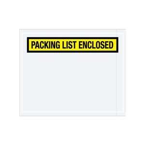  4 1/2 x 5 1/2 Yellow Packing List Enc