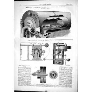 1889 Engineering Perret Furnace Cornish Boiler Edmeston 
