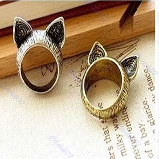 Hot Fashion style Retro Magic Wild Cute Cat ears Ring gift  