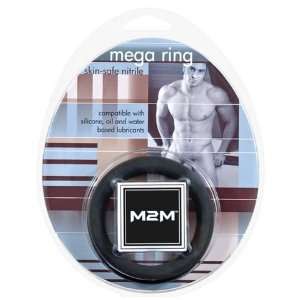  M2m mega nitrile c ring   large black Health & Personal 