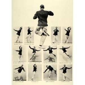 1936 Print Fred Astaire Dancing Dancer Celebrity Singer Actor Broadway 