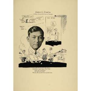  1923 Print James G. Condon Lawyer Chicago Golfer Golf 