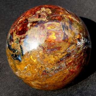 64mm Gem Pietersite Crystal Sphere/Ball pts64ie101  