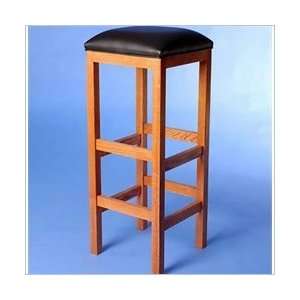 Natural Cherry Great American Barstools 36 Inch Cherry Square Vinyl 