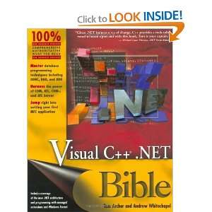  Visual C++ .NET Bible [Paperback] Tom Archer Books