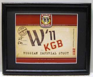 WIDMER BROTHERS KGB RUSSIAN IMPERIAL STOUT BEER SIGN  