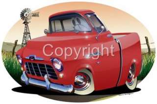 1956 Chevy Cameo Pickup Truck T Shirt #6765 GM NWT  