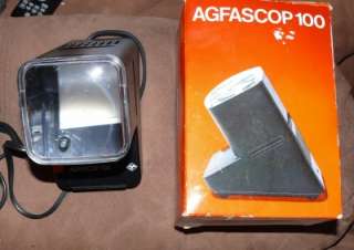   100 AGFA SLIDE VIEWER 2X2 STILL PICTURE PROJECTOR W/ BOX 6740  