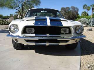   68, 69 and 70 Shelby GT350 and 500 Mustangs as well as the 68 Ford GT
