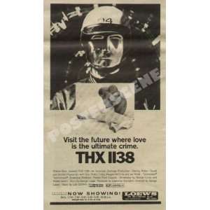    THX II38 Promo Film Ad 1971 George Lucas Coppola x2