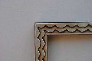 Custom Silver Art Deco Photo/Picture Frame Up To 18x24  