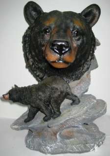 Deer Leopard Eagle Bear Lion Tiger Elephant Head Sculpture Art 