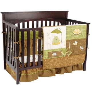 Froggy Friends 4 Piece Baby Crib Bedding Set by Nojo  