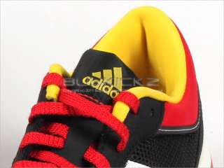 Adidas Marathon 10 Black/White/Red/Yellow adiPRENE Breathable Cushion 
