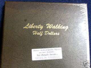 Dansco Coin Album #7160   Liberty Walking Half Dollars  