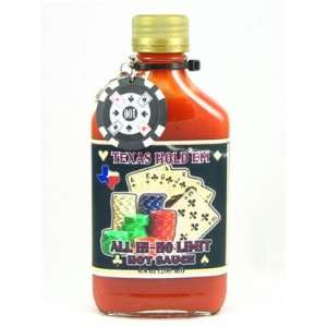 Texas Holdem All in   No Limit Hot Sauce  Grocery 