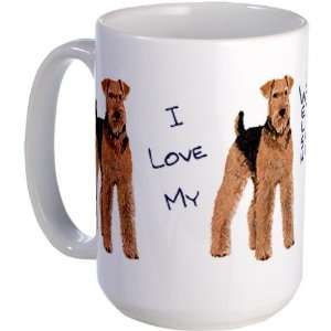 Welsh Terrier Pets Large Mug by 