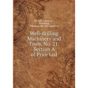   Pittsburg Oil well supply co. Oil well supply co .  Books