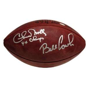  Bill Cowher/Chuck Noll Autographed Wilson Football Sports 