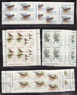   not hinged c1968 478 grey jays c 1969 496 white throated sparrow note