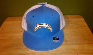 NFL SAN DIEGO CHARGERS SKY BLUE/WHITE FITTED CAP  