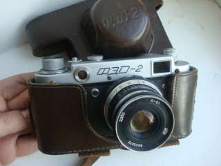 Russian Soviet Film camera FED 2 35mm Rangefinder lens INDUSTAR 61 I 