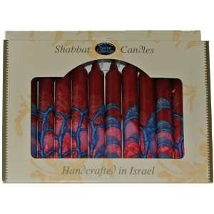  Handcrafted Love Jewish Shabbat Candles (Box of 12 