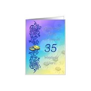  35years Anniversary Party card Card Health & Personal 