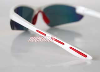 MORESTAR Cycling Glasses Sports Sunglasses White  