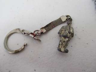 Assorted Vintage Cufflinks Cuff Links + Keychain and Souvenir Bracelet 