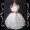   Princess Wedding Pageant Costumes Dance Dresses NEW White 7 8 years