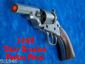 Replica Gun Wells Fargo Pocket Pistol Baby Dragoon Gray  