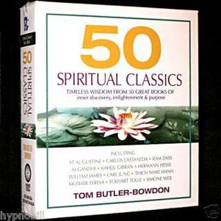 New 50 SPIRITUAL CLASSICS Purpose Eckhart Tolle Mother Teresa Ghandi 