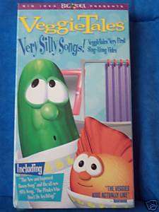 NEW Video Veggie Tales Very Silly Songs Sing Along VHS  