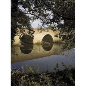 Medieval Bridge Over the River Arrow, Alcester, Warwickshire, Midlands 