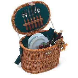  Romantic Handcrafted 2 Person Woven Honey Willow Picnic 