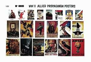 Verlinden 135 Allied Propaganda Posters, item #15  