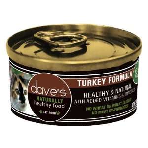  Daves Naturally Healthy Turkey Formula for Cats (Pack 