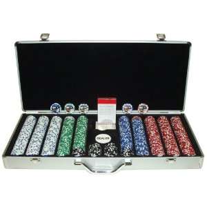  650 Jackpot Casino Clay Chips w/ Aluminium Case Health 