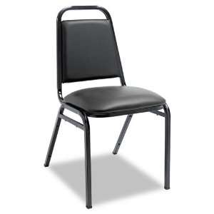  Alera® Upholstered Stacking Chairs with Square Back 