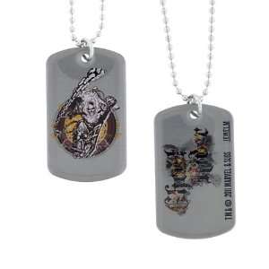  Ghost Rider Action Dog Tag Necklace 